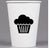 Bulk Custom Coffee Cups - 12 oz - White