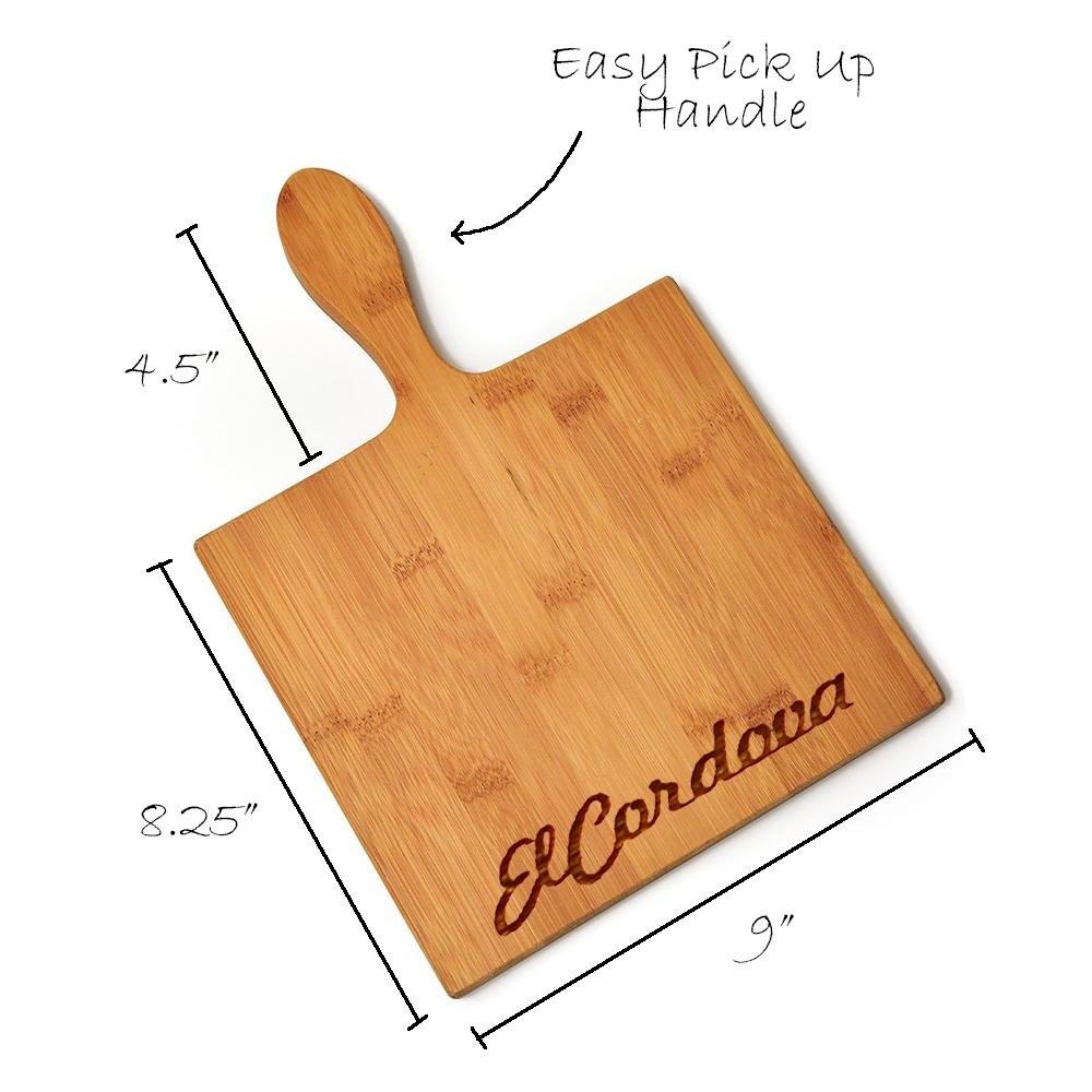 Commons Customs Tree Cutting Board/Charcuterie Board - Handled - Small
